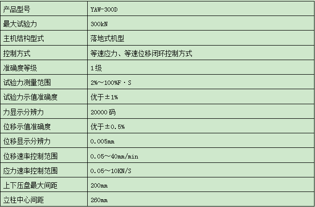 300KN恒應(yīng)力壓力試驗機